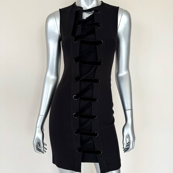 NWT!!! The Kooples lace up women mini dress size 0 or S Retail 345$ - Picture 3 of 11